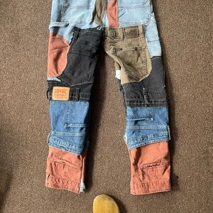 Designers Originals Multicolor Patchwork Pants